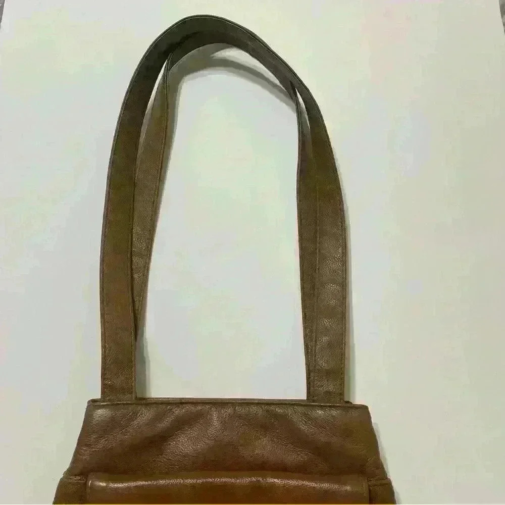 Dolce Vita leather Shoulder Bag Brown - Picture 3 of 13